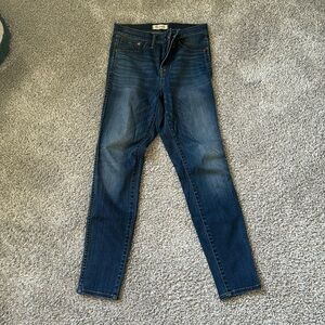 MADEWELL - 10” high rise skinny jeans